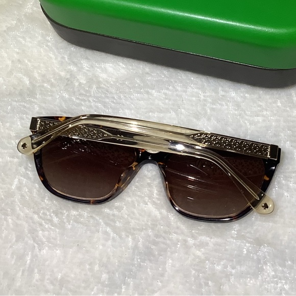 Kate Spade Brown Tortoise Sunglasses - Picture 3 of 11